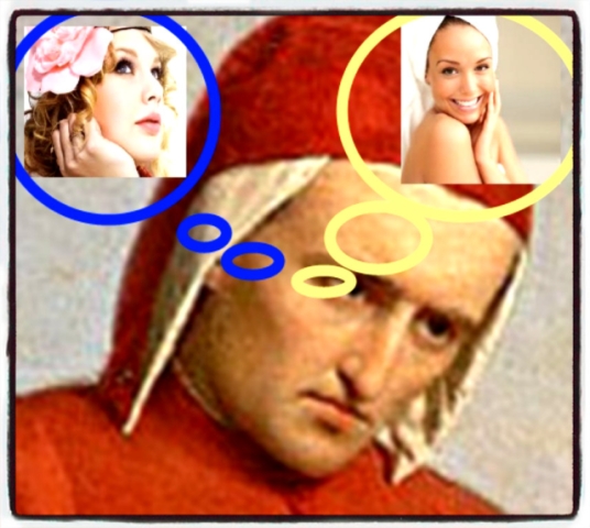 Le due donne di Dante Alighieri?