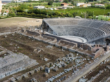 La via Appia di Minturno vista dal drone (con un particolare affascinante)